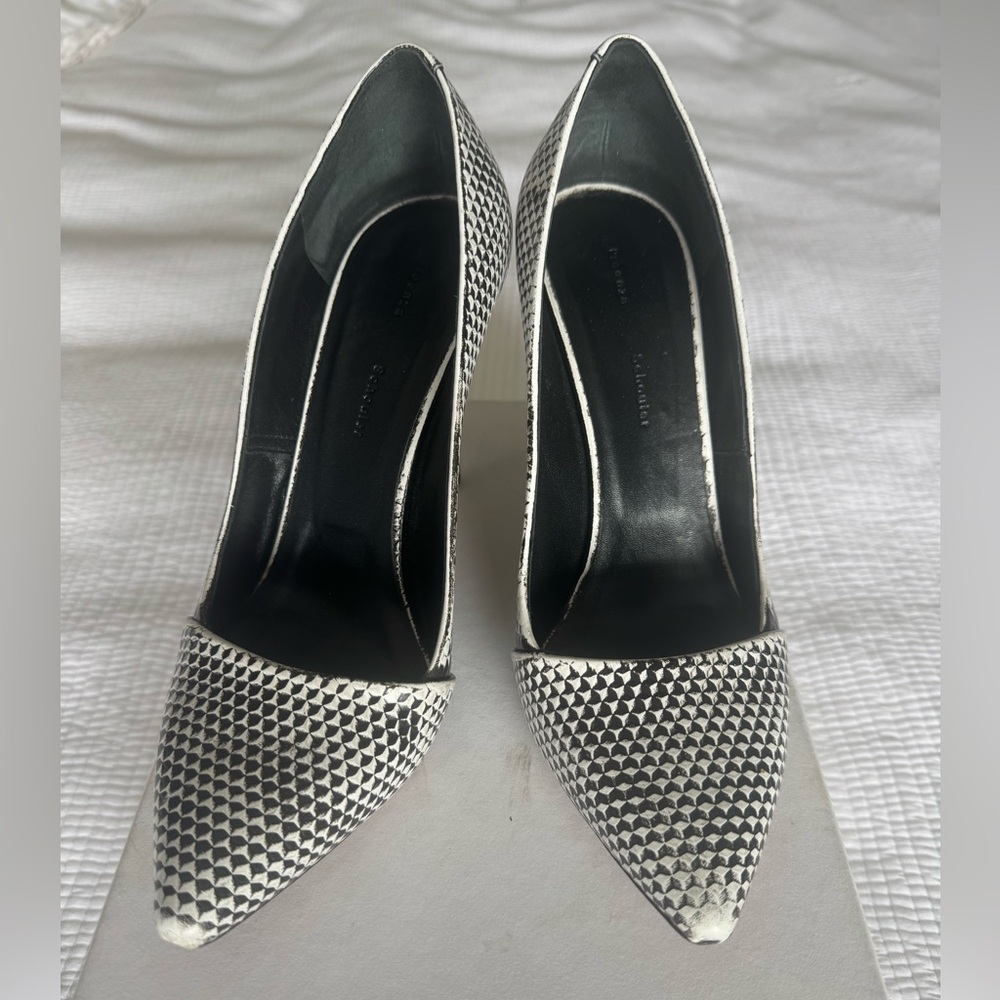 Proenza Schouler D-Pump Black and White